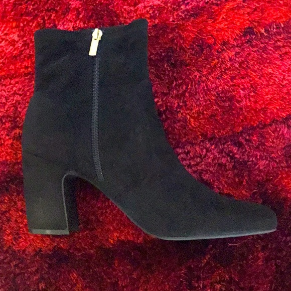 Unisa Black Fabric Ankle Boots - Picture 5 of 14